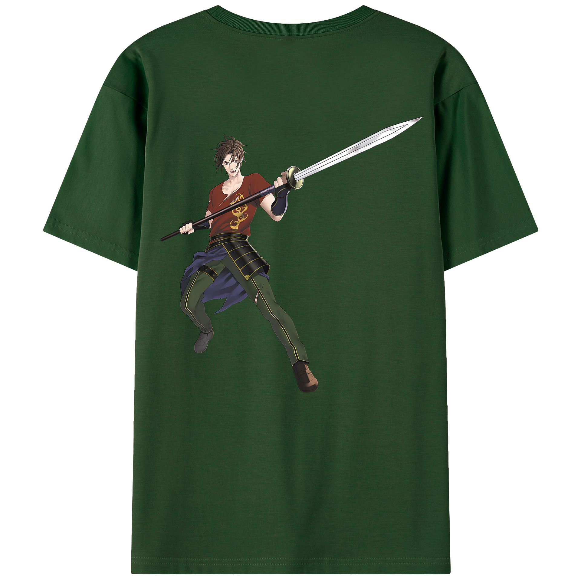 （画像用） 刀剣乱舞 Touken Ranbu 綿100％半袖Tシャツ（背面プリント）